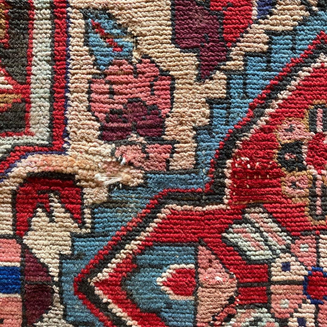 ヴィンテージラグ　トライバルラグ　ハマダン　超大判