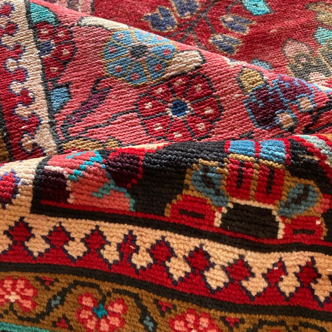 ヴィンテージラグ　トライバルラグ　ハマダン　超大判