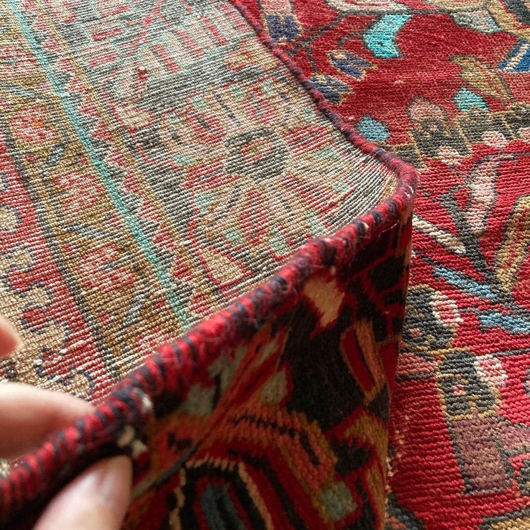 ヴィンテージラグ　トライバルラグ　ハマダン　超大判