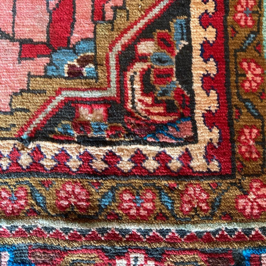 ヴィンテージラグ　トライバルラグ　ハマダン　超大判