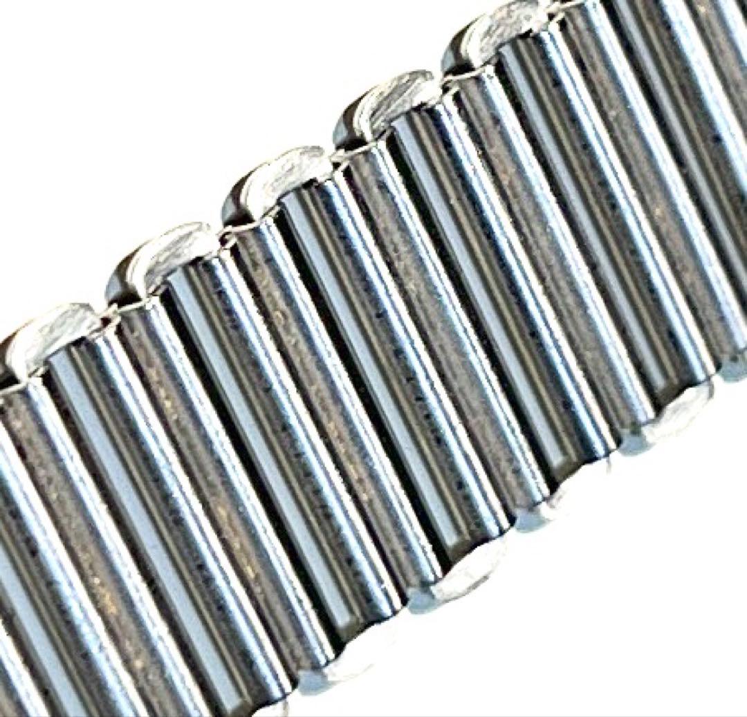 極希少! 細バンブーブレス ボンクリップ ロレックス.ミリタリー　vintage