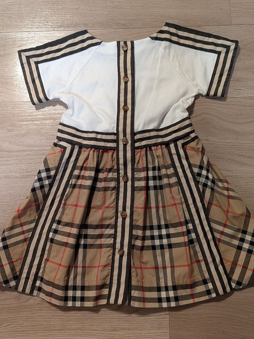 BURBERRY 半袖 チェック柄 ワンピース 92cm
