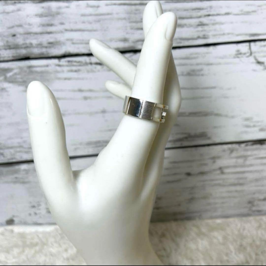 GUCCIグッチ ブランデッドGリング 12号 シルバー925