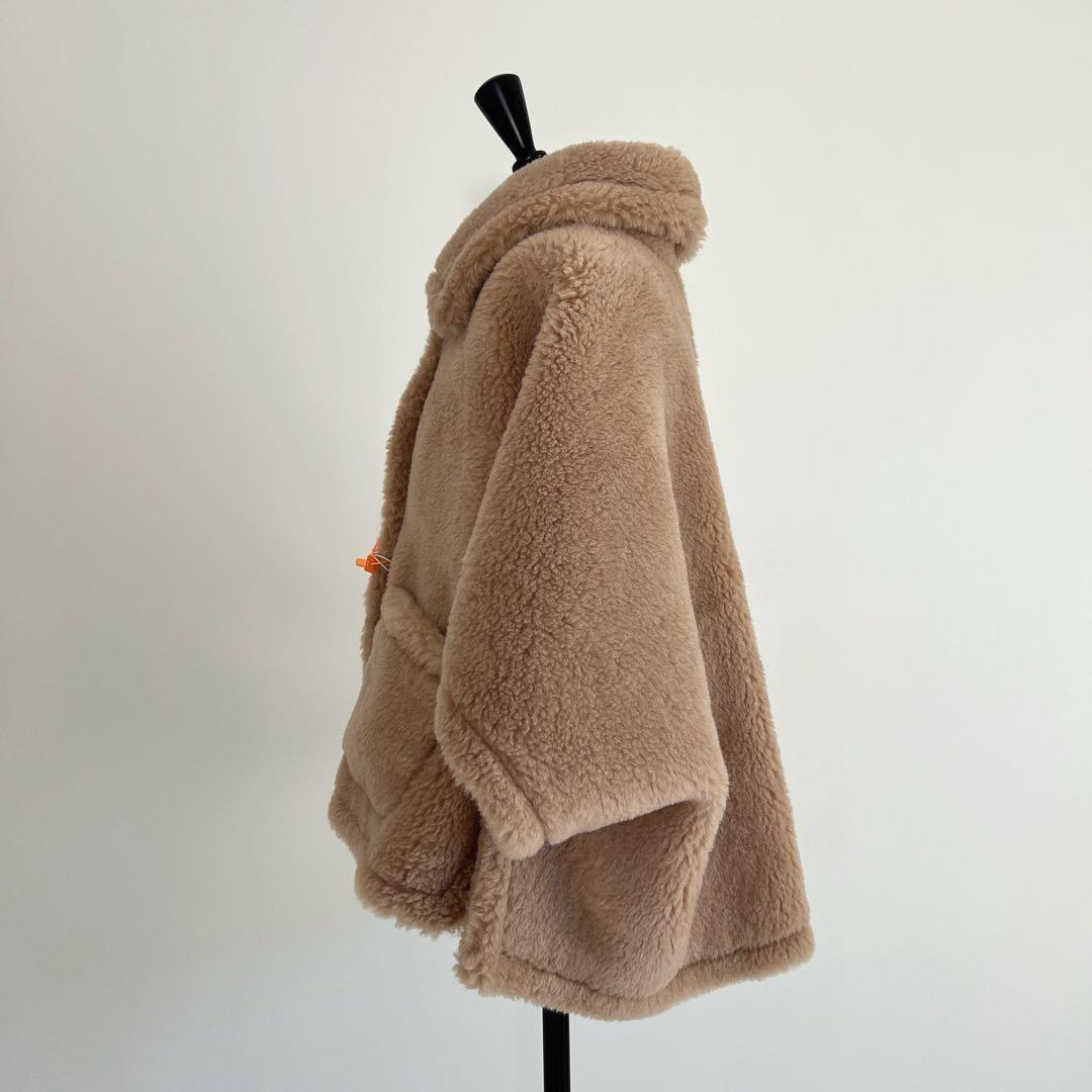 最新作❗️新品未使用 ベアポケットケープコート ミルクティーベージュ
