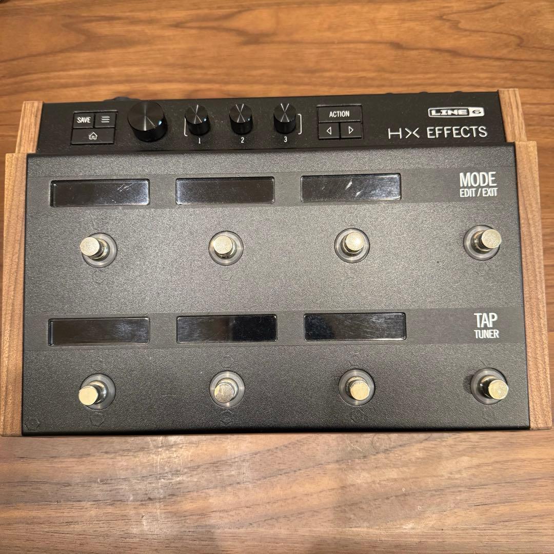 Line6 HX Effects 側面パネル木製モディファイ品