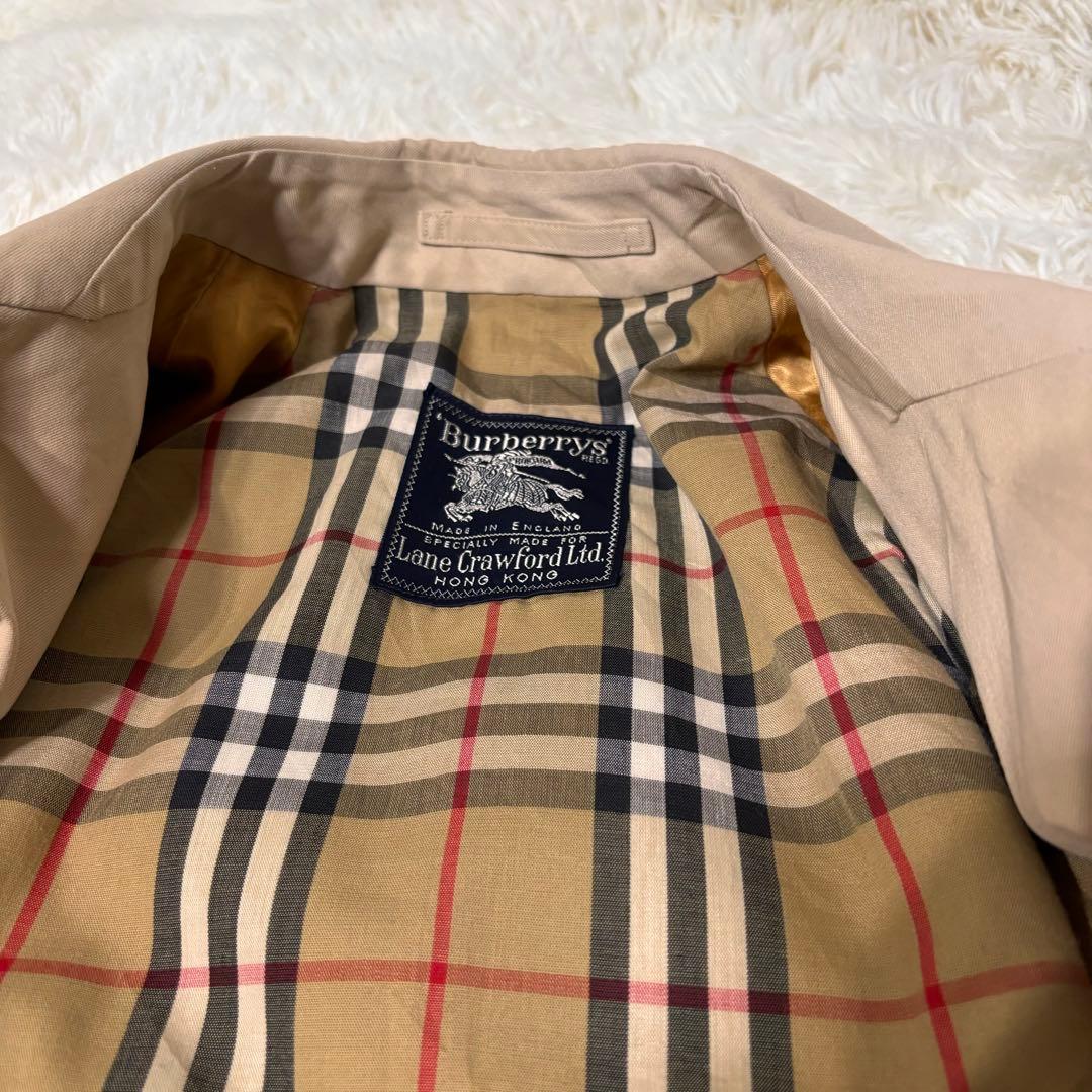 英国製　Bubberrys ステンカラーコート　ヴィンテージ　ノバチェック