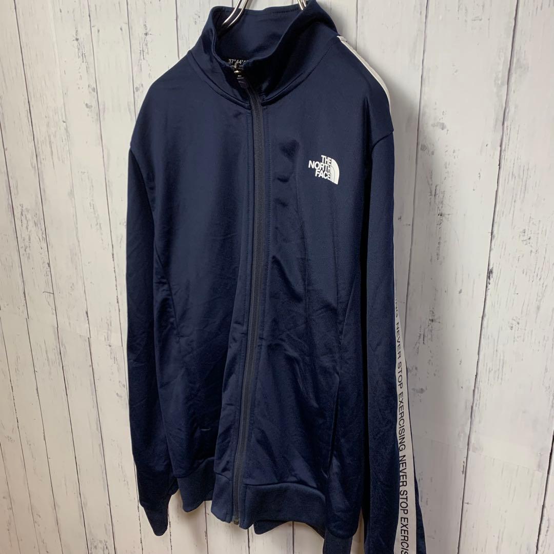 ノースフェイス セットアップ ジャージ メンズ M 紺 ストレッチ ウェア 上下