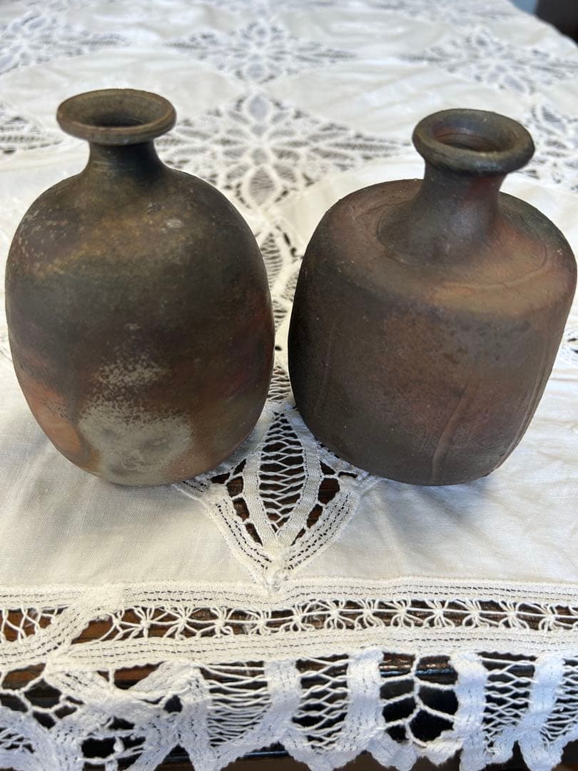 備前焼　とっくり2本とお猪口５個セット色々