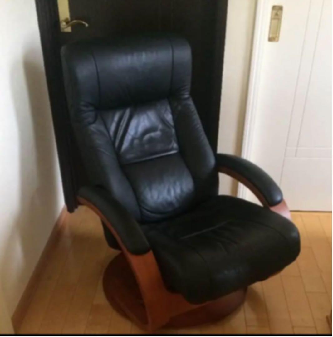 【購入時事前連絡】シモンズ リクライニングチェア(オットマン付き)