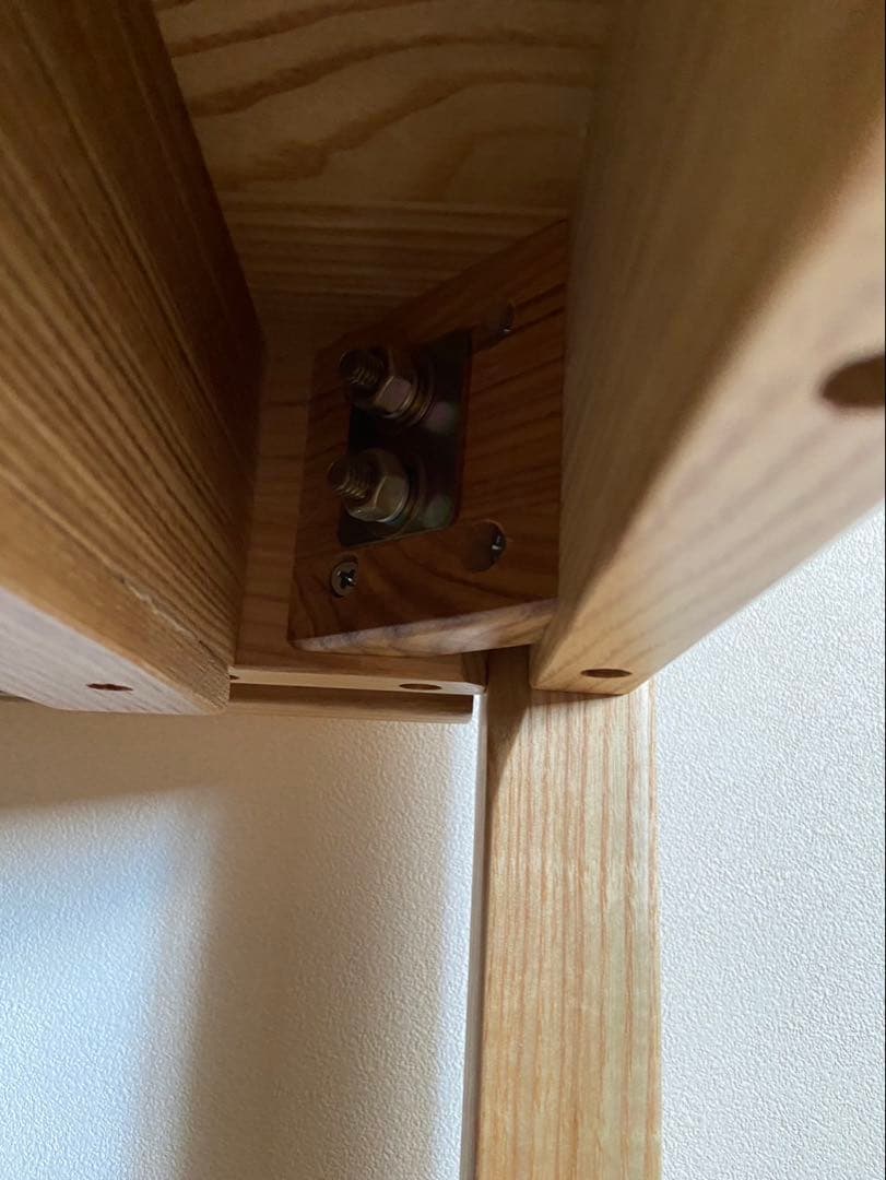 (直接手渡し) 廃盤 無印良品 タモ材 デスク キャビネット チェア 3点セット