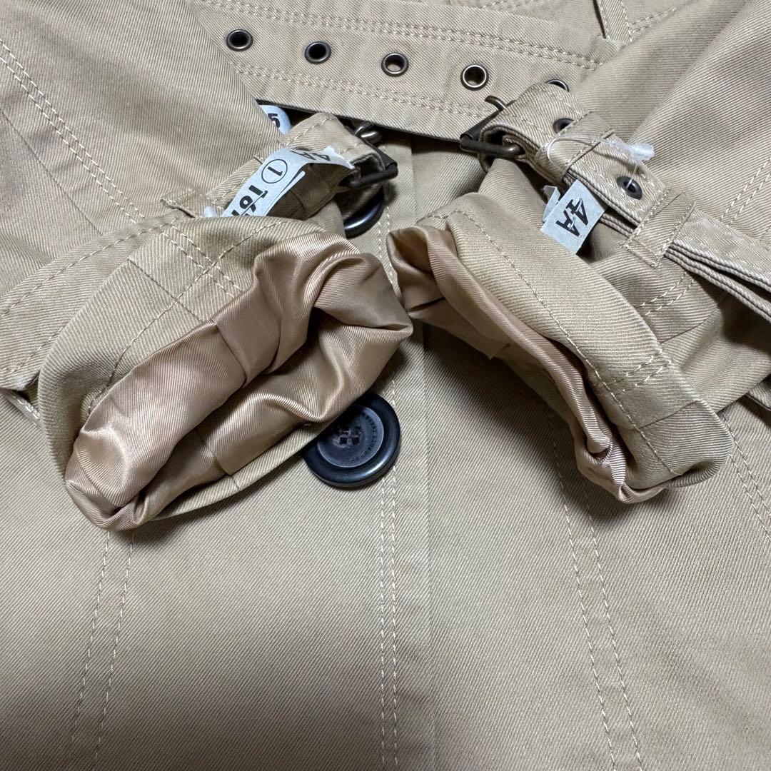 バーバリーブルーレーベル トレンチコート ノバチェック ベルト ライナー付き L