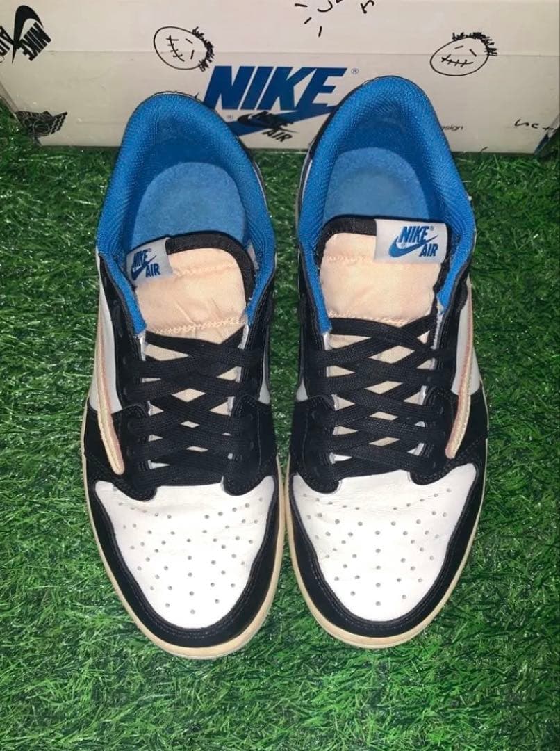 【最終値下げ】トラヴィス・スコット×フラグメント×エアージョーダン1 Low