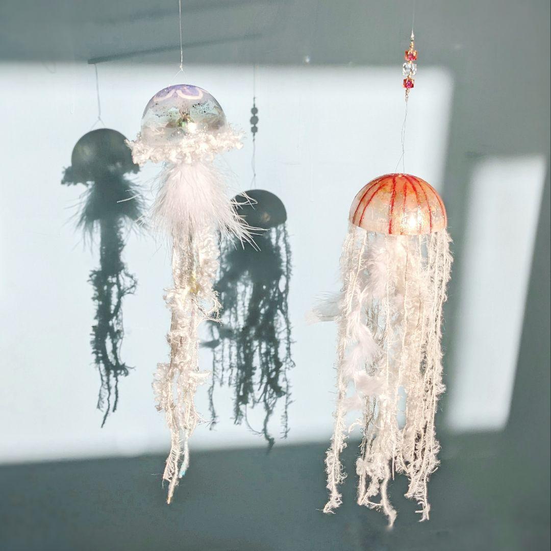 クラゲモビール ミズクラゲ サンキャッチャー モビール メリー ベッドメリー