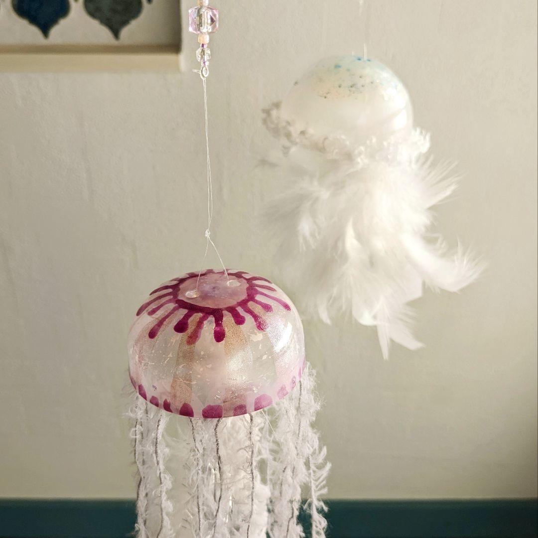 クラゲモビール ミズクラゲ サンキャッチャー モビール メリー ベッドメリー