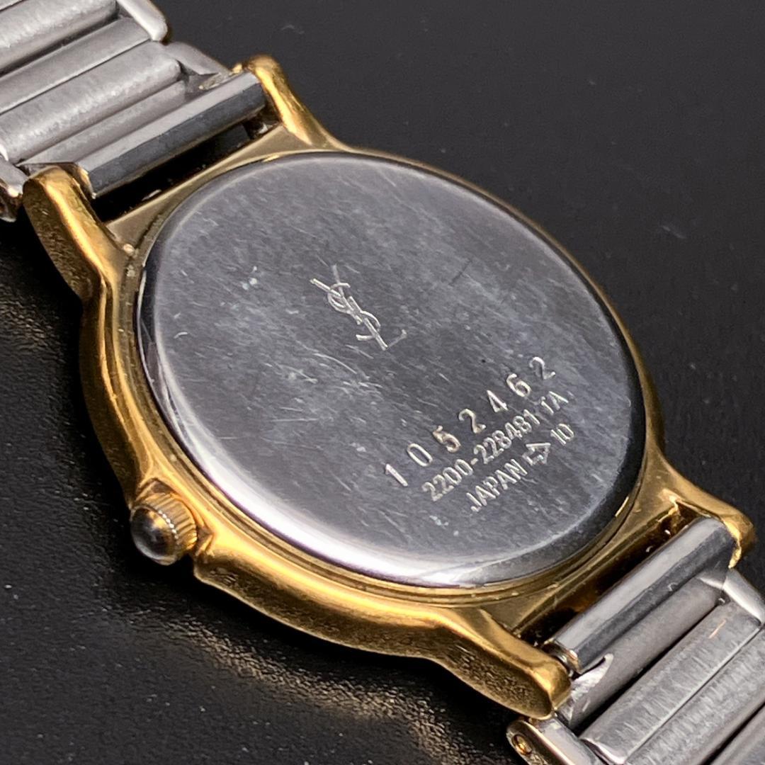 【新品電池/稼働】イヴサンローラン YSL 腕時計 レディース クォーツコンビ