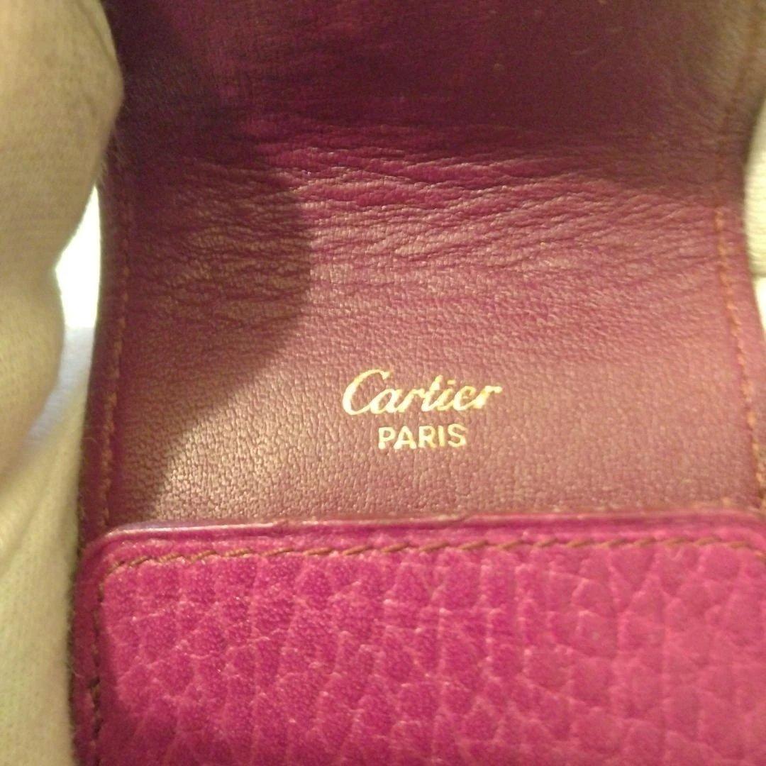 お値下げ　カルティエ　本革ペンケース　箱付き
