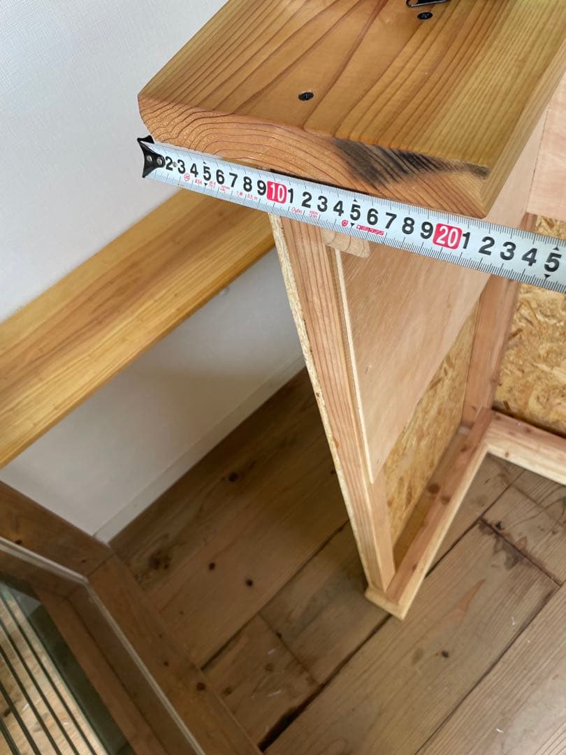 L字型カウンターテーブル ハンドメイド