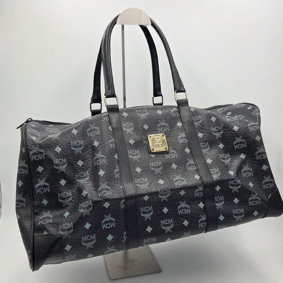 MCM ブラック ボストンバッグ