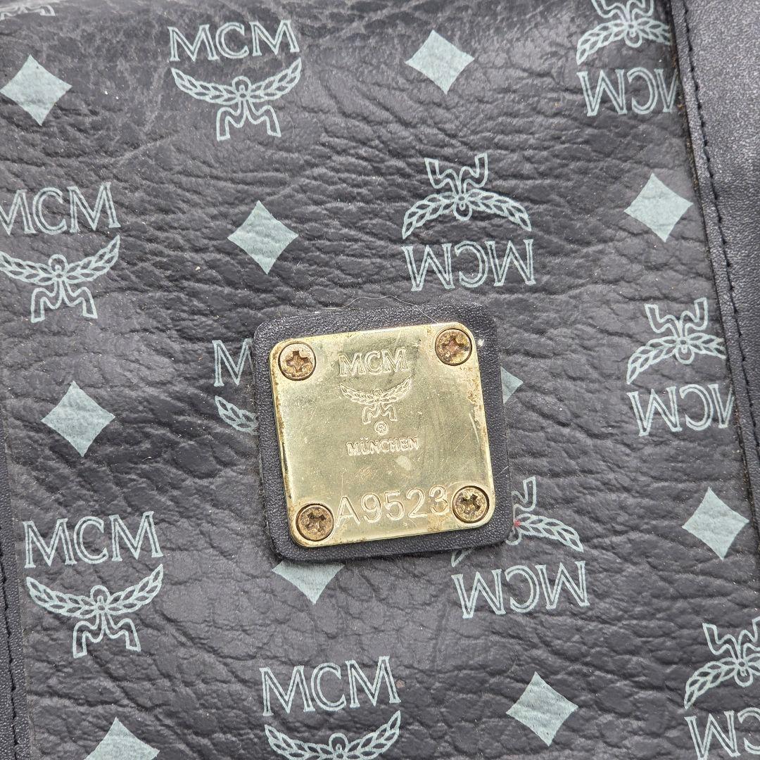 MCM ブラック ボストンバッグ