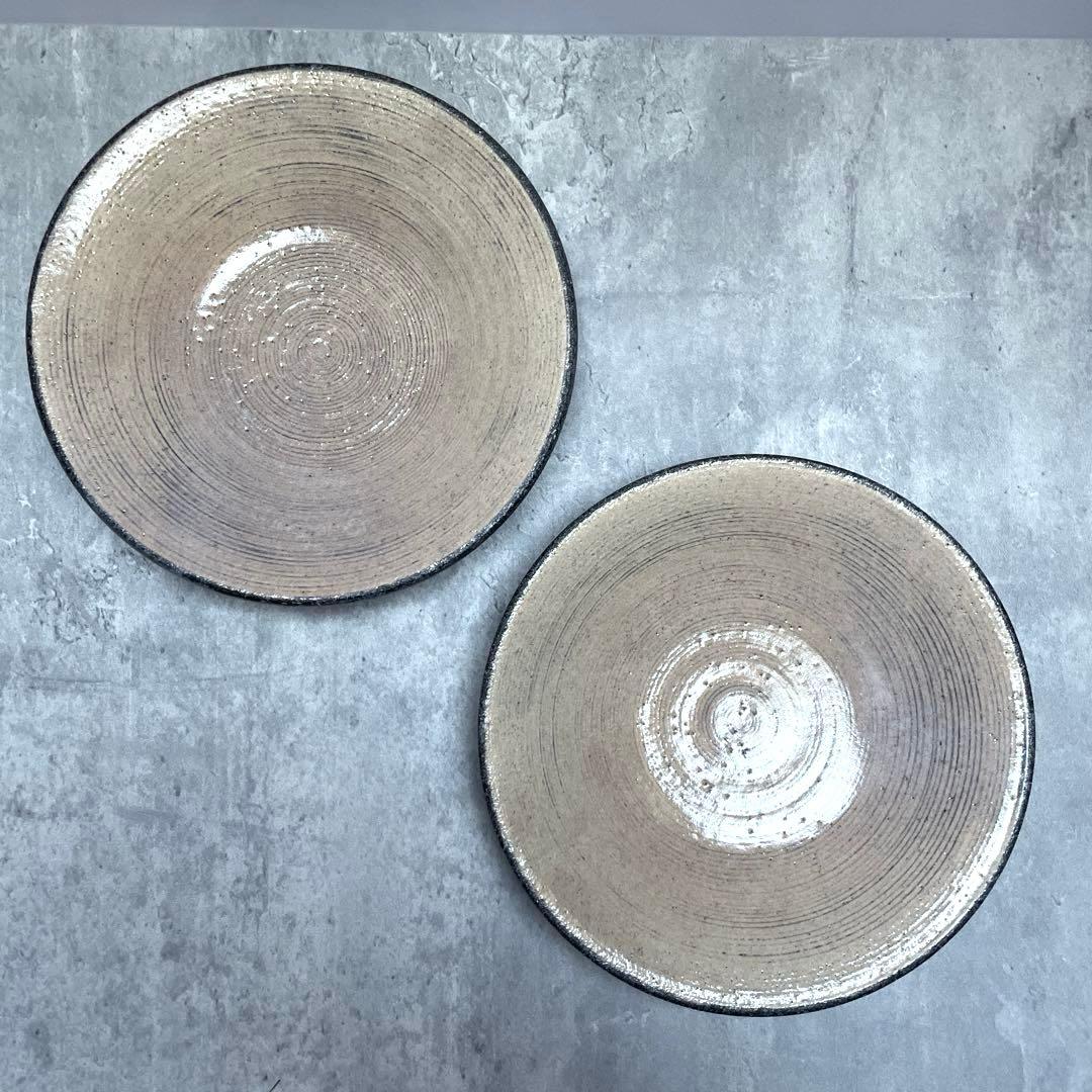 短時間値下中　未使用　小澤基晴さん　粉引　浅鉢　7寸　2点