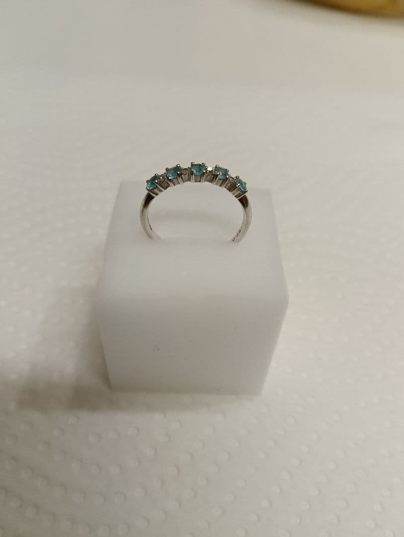 ユヤ様 K18WG ブルートパーズ リング