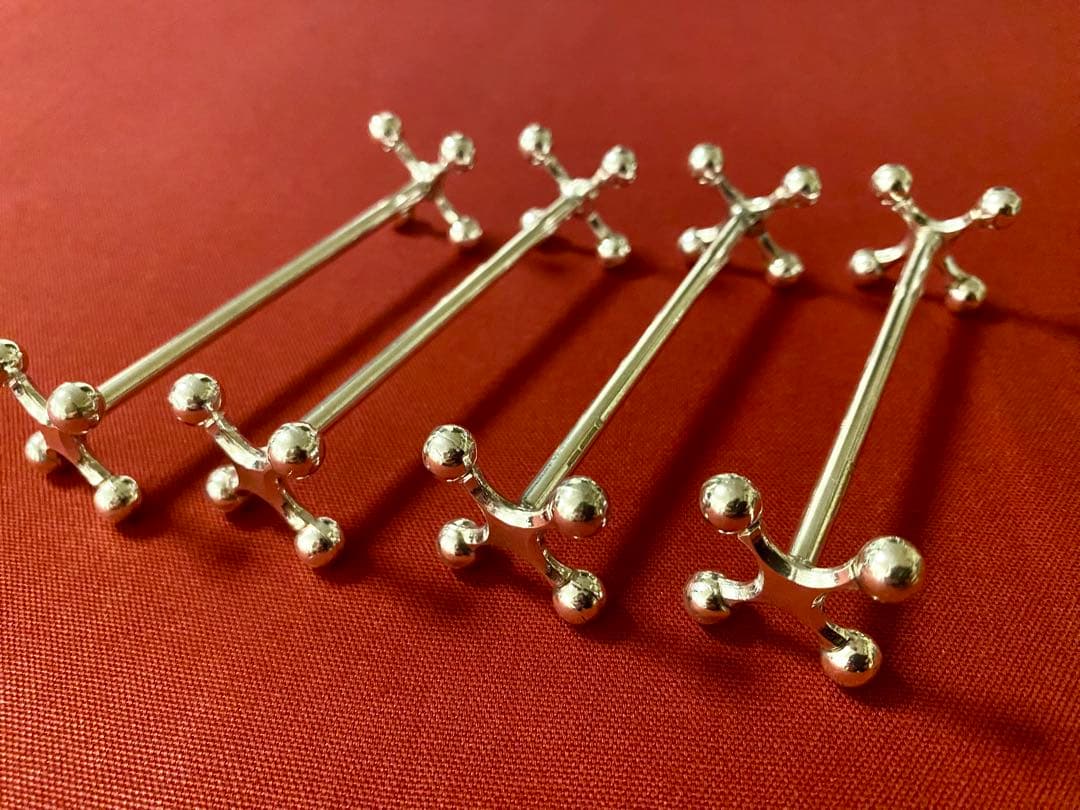 【☆レアアイテム☆特別感を演出】クリストフル ブール ナイフレスト 4本セット