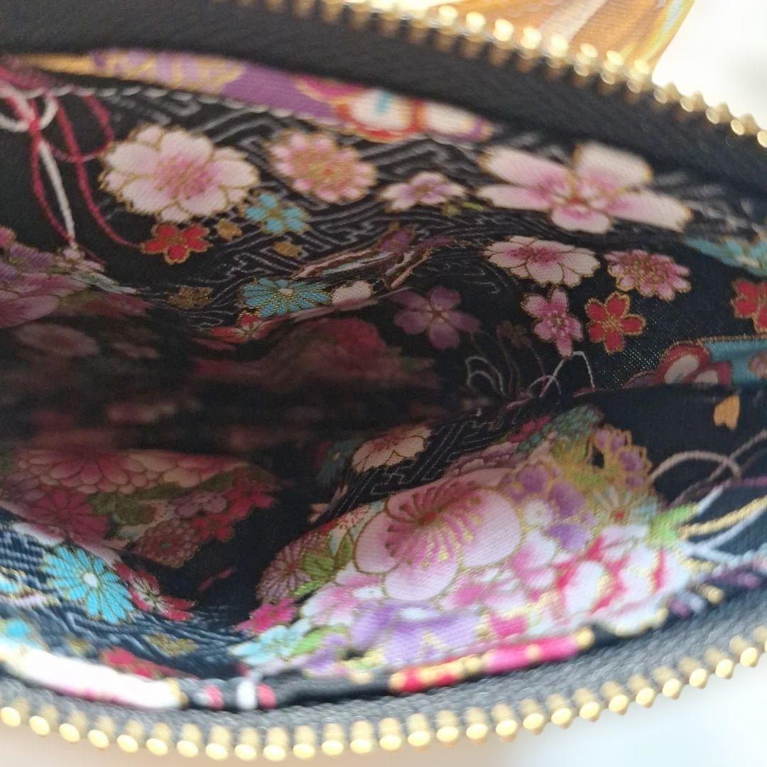 激レア女の子パネル生地　ハンドメイド　両面パネルフラットポーチ