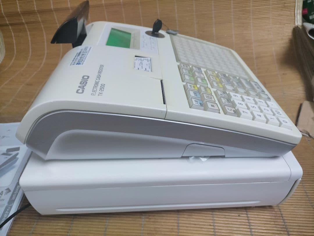 茶器専用カシオレジスター　TK-2500　設定無料　72タッチ3面　110000