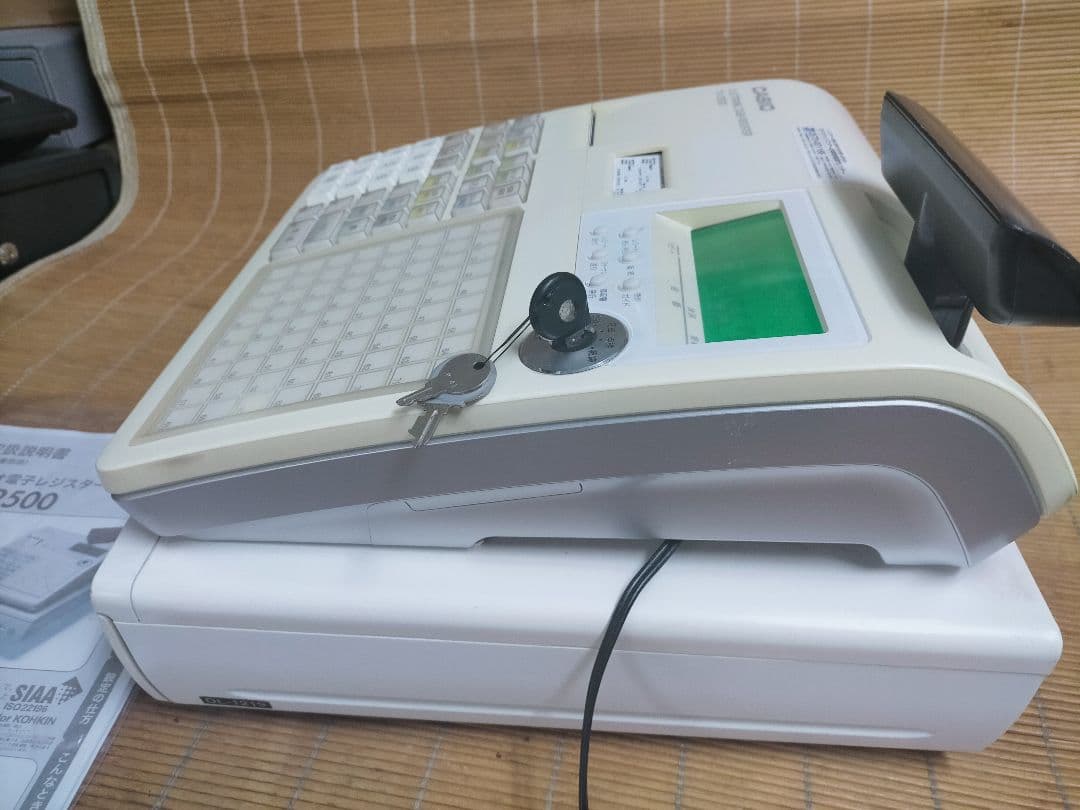 茶器専用カシオレジスター　TK-2500　設定無料　72タッチ3面　110000