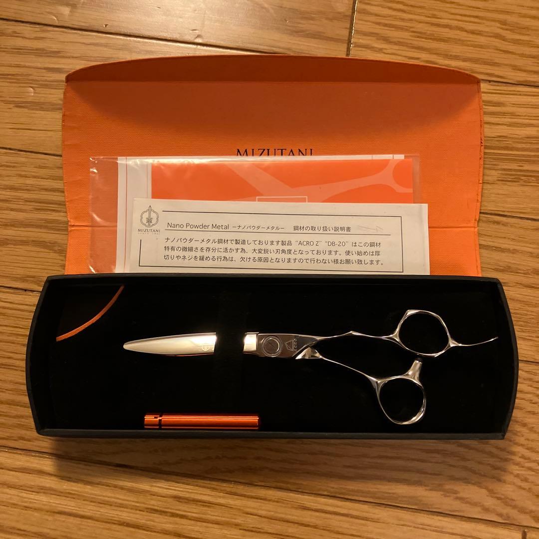 MIZUTANIシザー　ACRO Ｚ-１　6.0 シザーケース付き