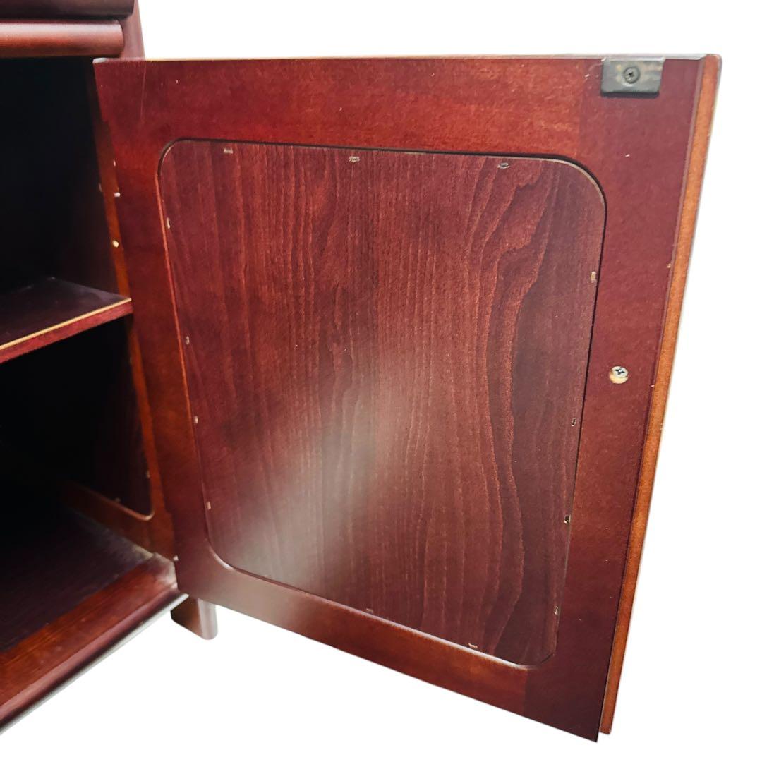 Karimoku カリモク 電話台 FAX台 オールドカリモク 昭和レトロ