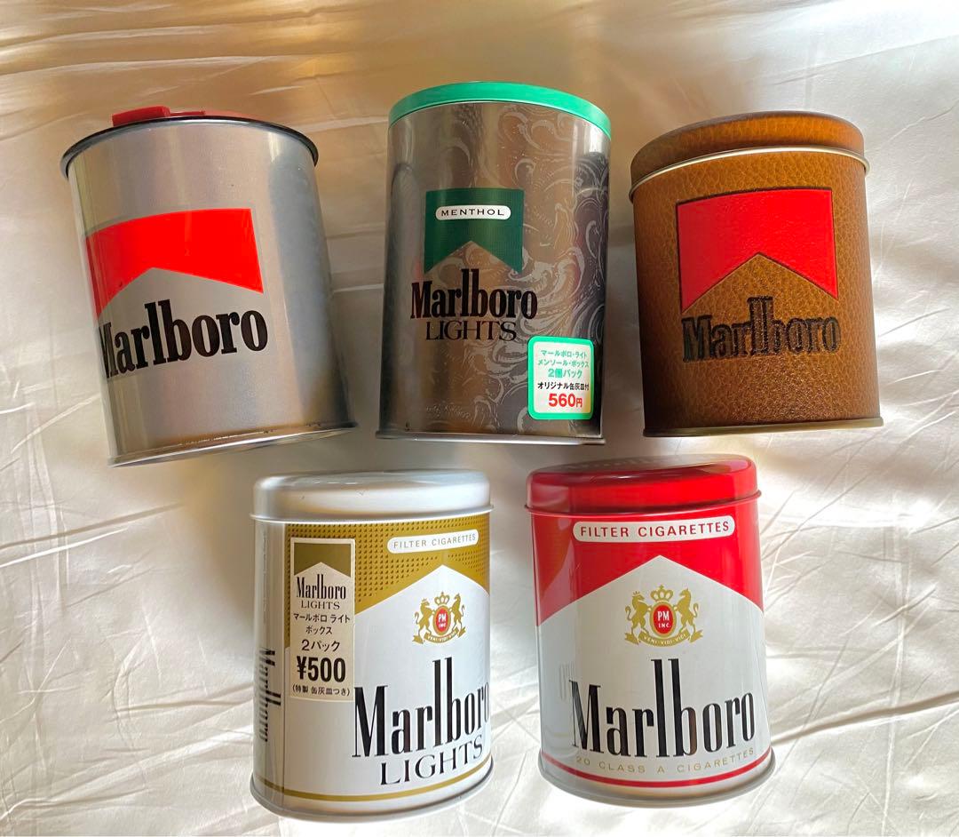 Marlboro　マルボロ　缶灰皿　5種　ノベルティグッズ 非売品