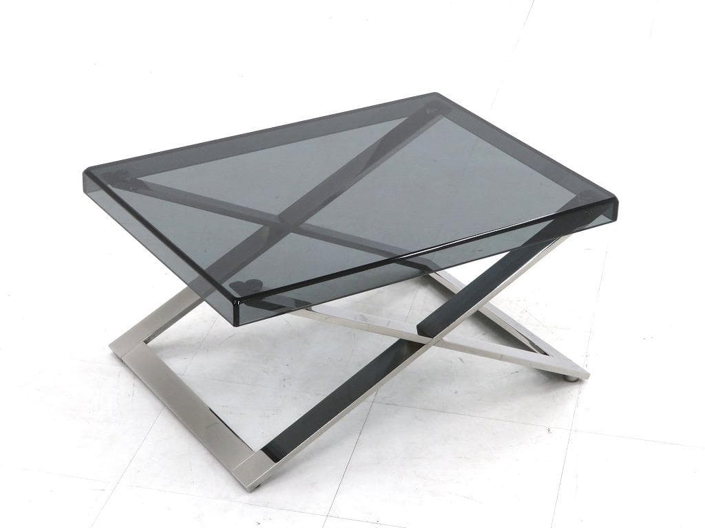 展示品　ポルトローナフラウ　ガラス　サイドテーブル　コーヒーテーブル　高級