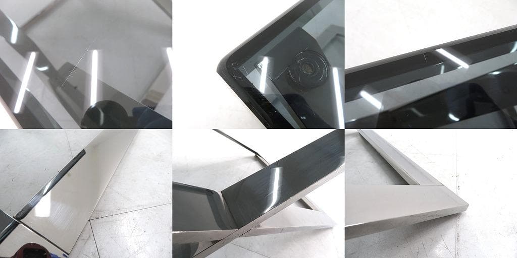 展示品　ポルトローナフラウ　ガラス　サイドテーブル　コーヒーテーブル　高級