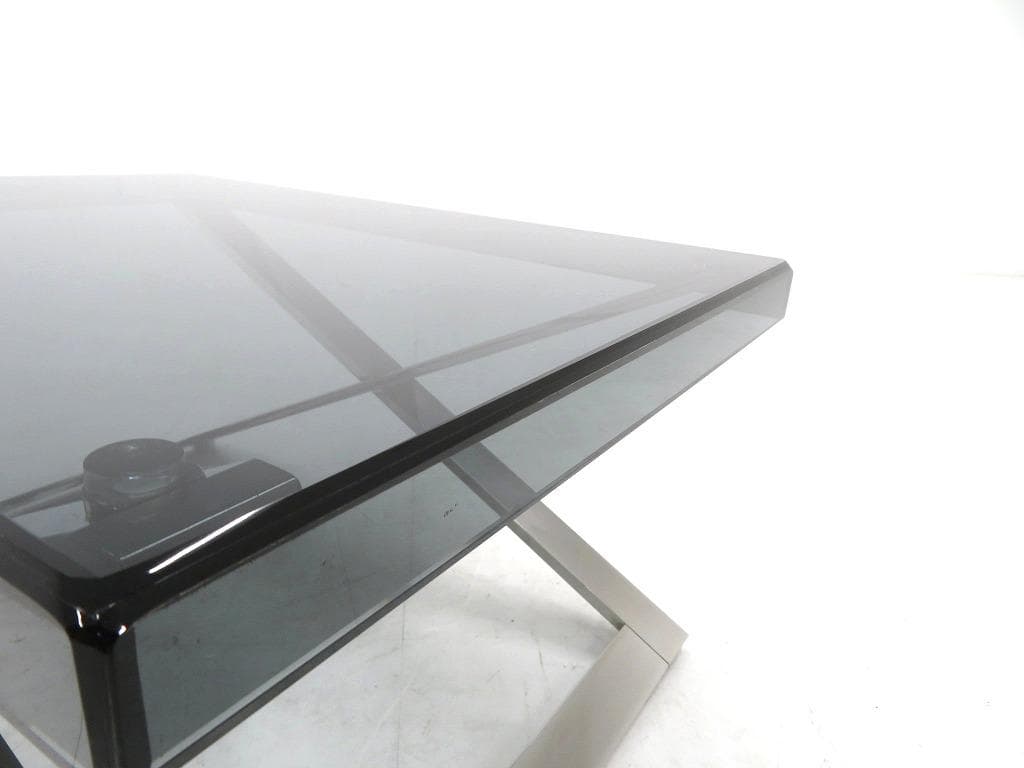 展示品　ポルトローナフラウ　ガラス　サイドテーブル　コーヒーテーブル　高級