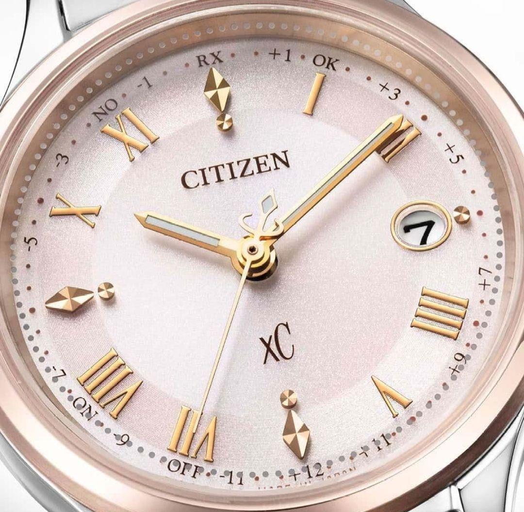【美品】シチズン□クロスシー□さくらピンク□ES9496-64W