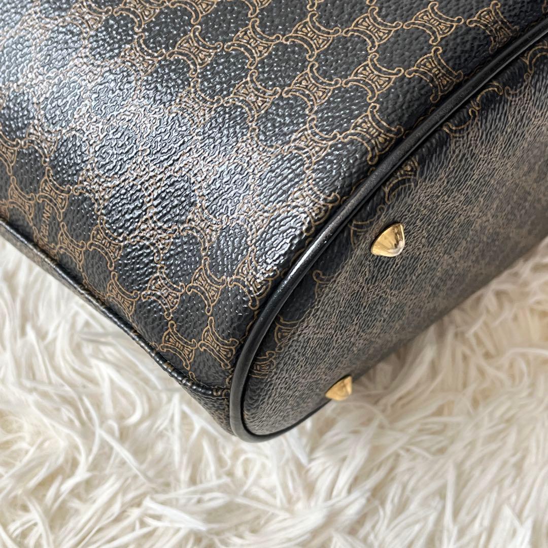 美品✨CELINEセリーヌ　トートバッグ　マカダム　トリオンフ　ハンドバッグ