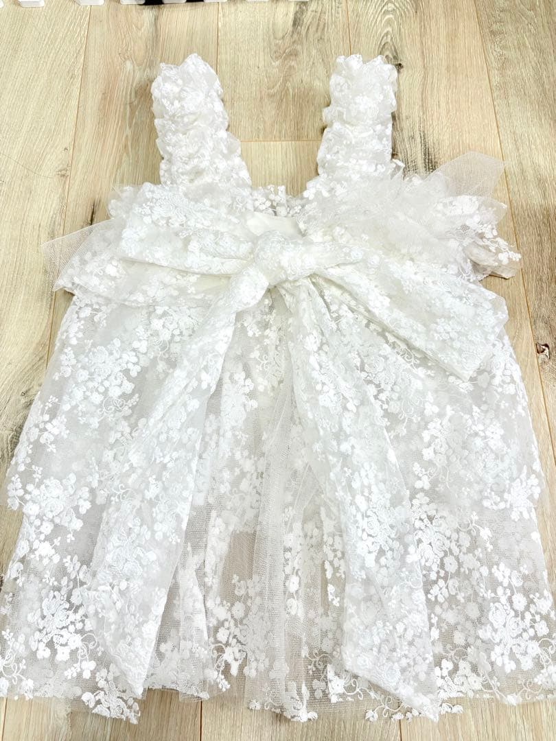 七五三 チュール被布 白 サイズフリー