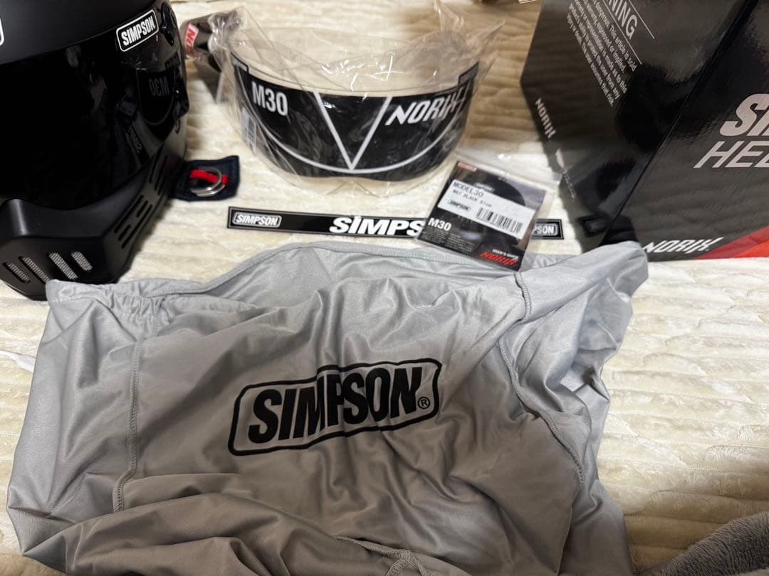 美品SIMPSON MODEL30 マットブラック 61cm