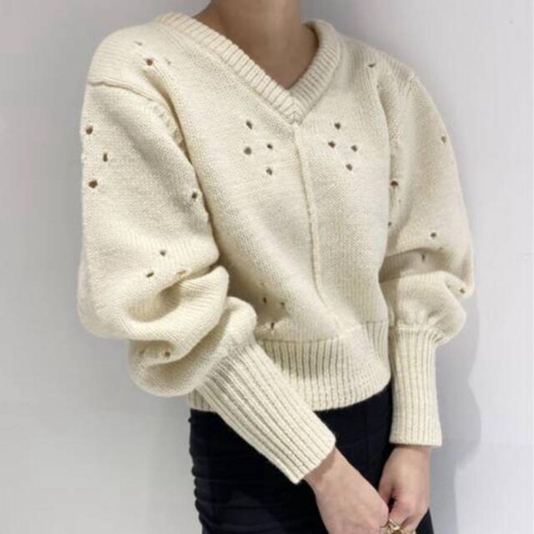 専用［タグ付き］シェットランドアイレットプルオーバー エディット フォー ルル