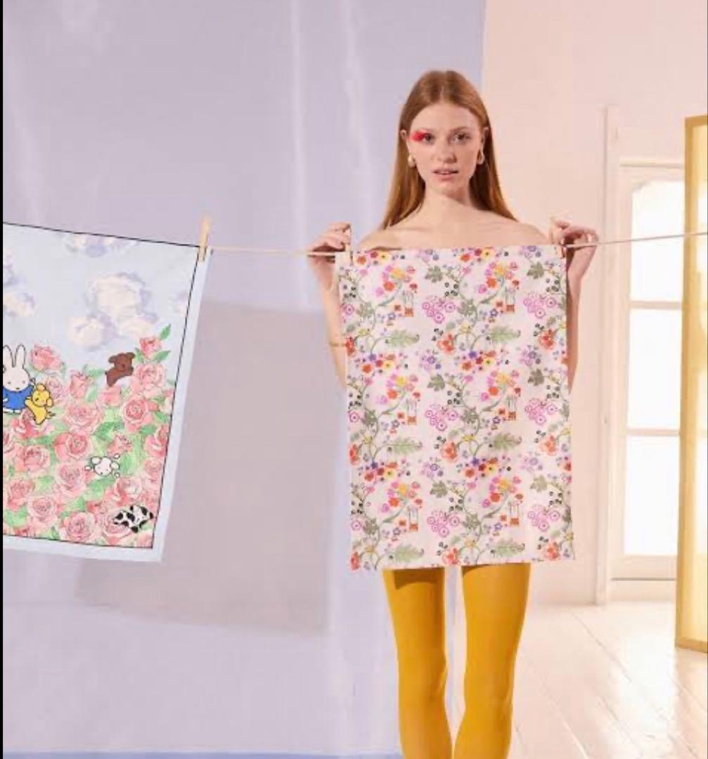 【新品未使用】Cath Kidston ミッフィー ティータオル2枚セット