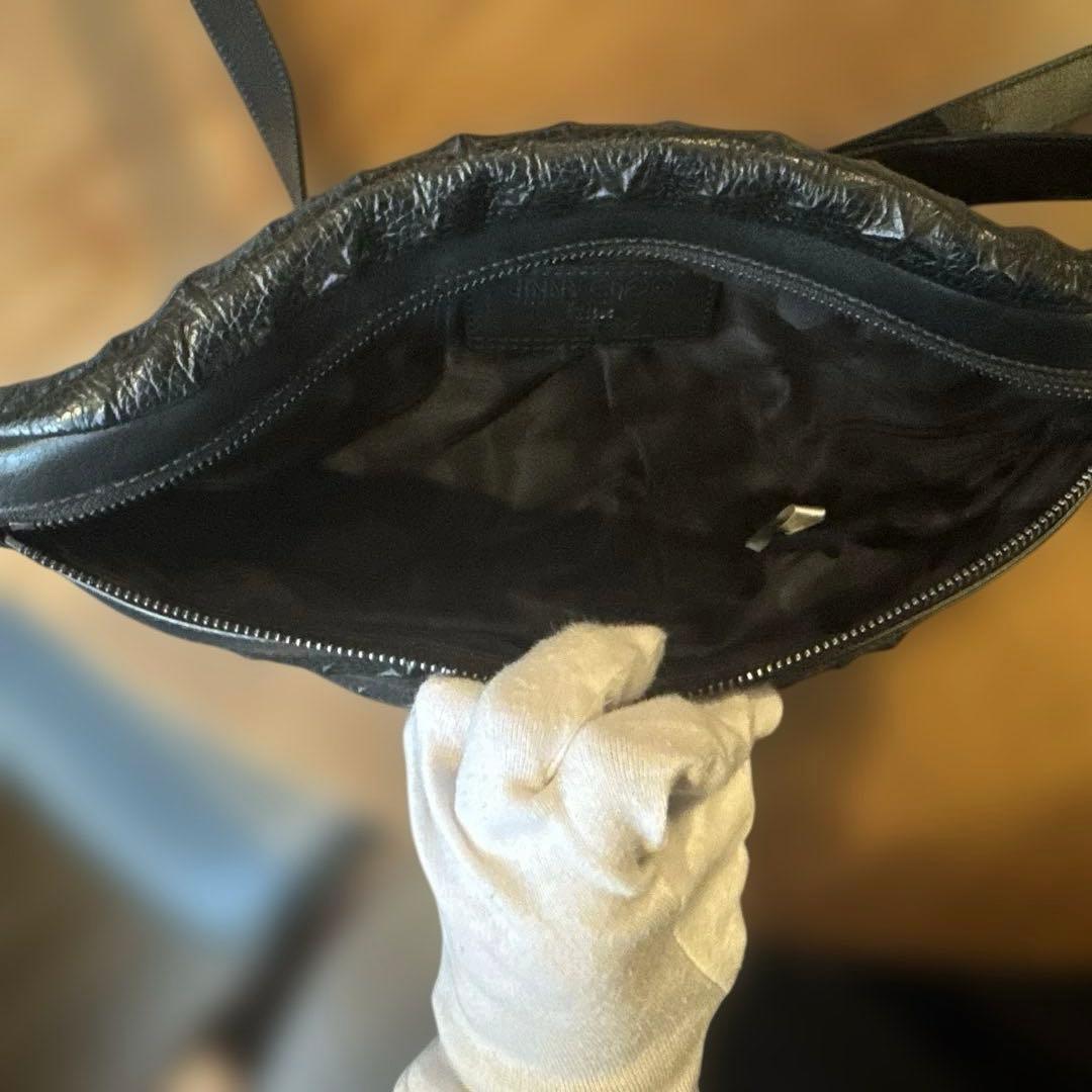 【saiseimaru】 ジミーチュウレザーボディーバック