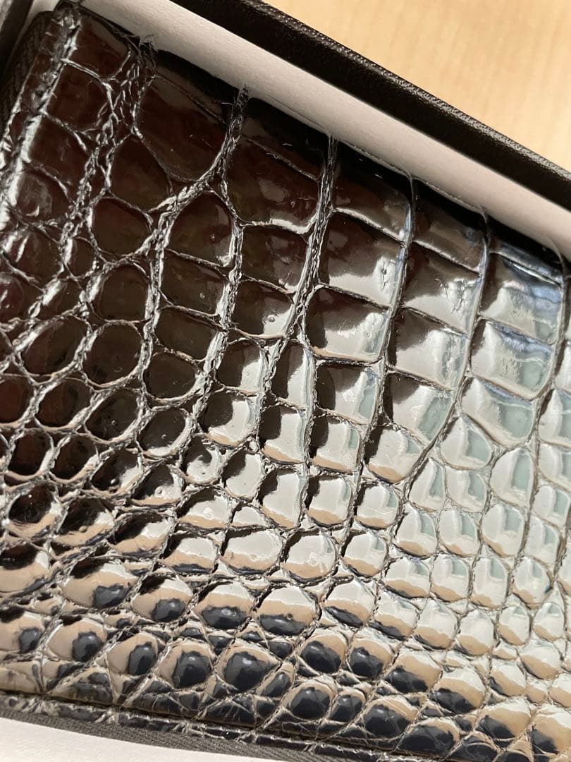 S*r様 池田工芸 クロコダイル長財布 ブラック