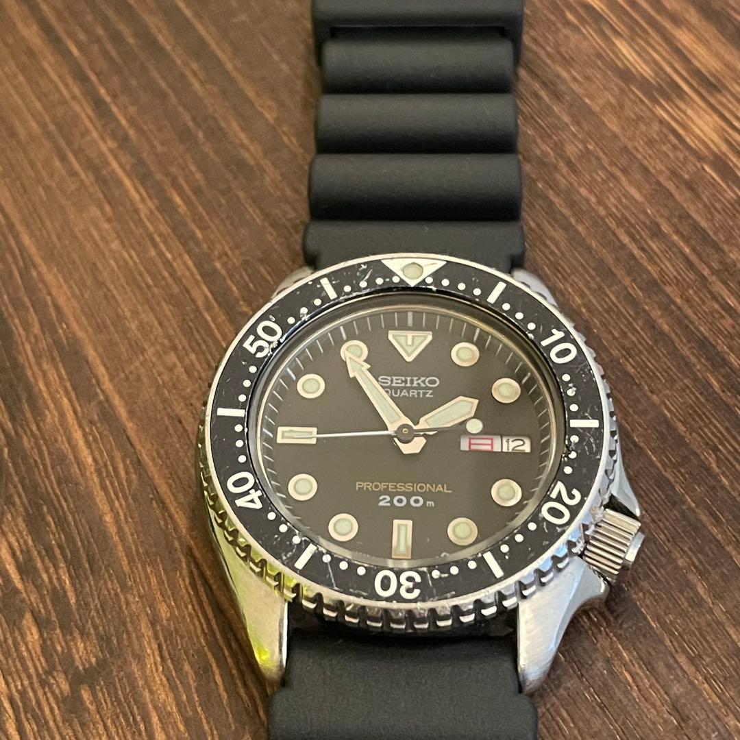 電池交換済　セイコー プロフェッショナル 200mダイバー