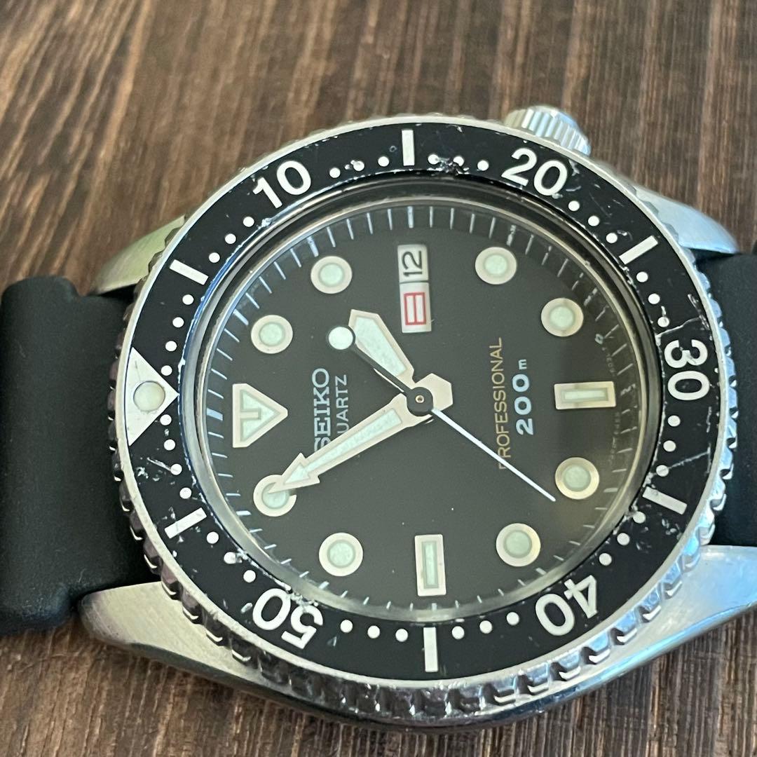 電池交換済　セイコー プロフェッショナル 200mダイバー