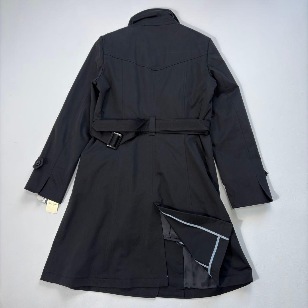 タグ付 LES MUES トレンチコート 5way 腰ベルト2本 ライナー付 黒