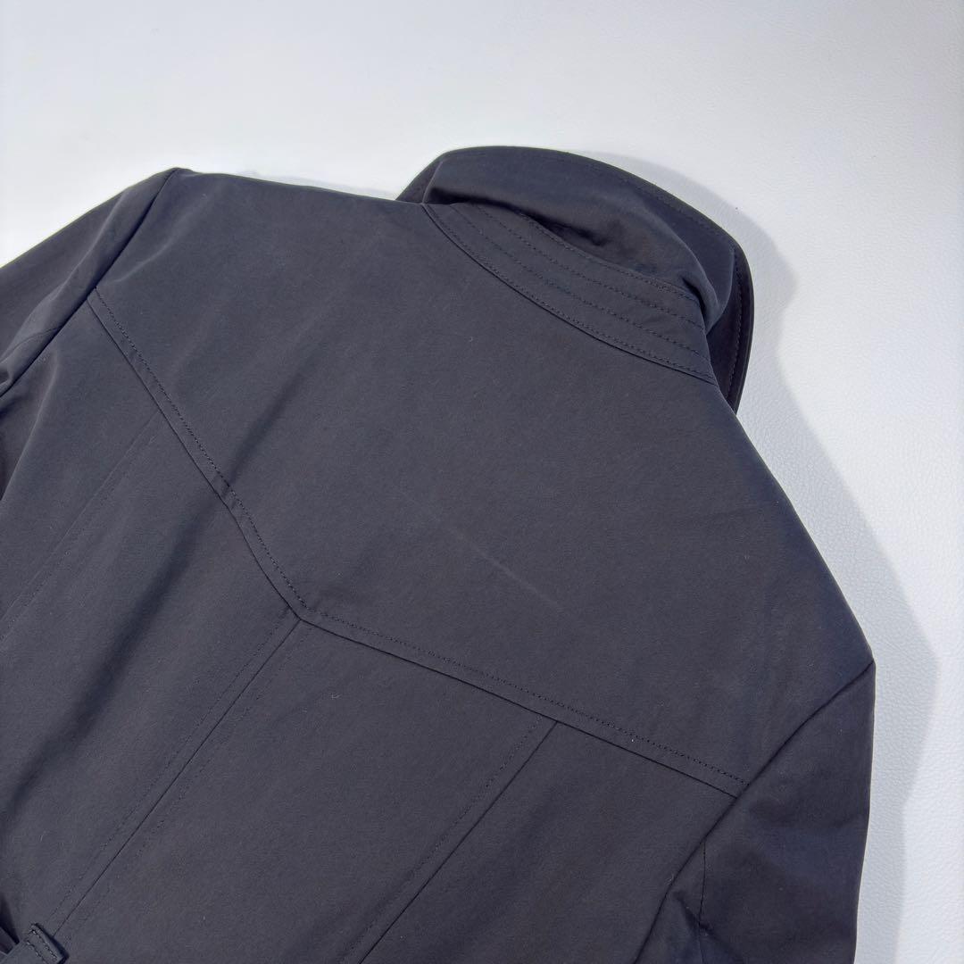 タグ付 LES MUES トレンチコート 5way 腰ベルト2本 ライナー付 黒