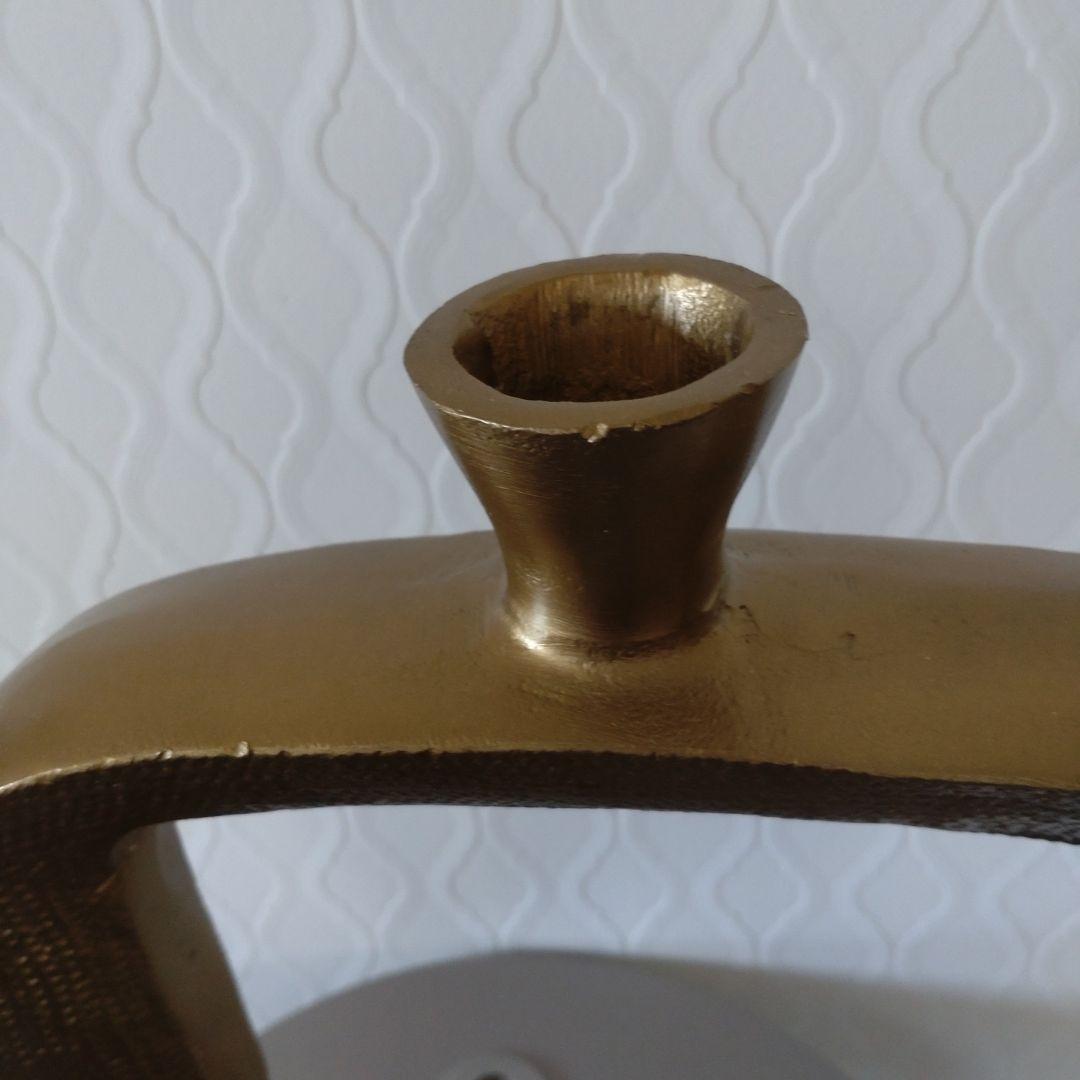 インテリア　KARE　タヌ ブラス キャンドルホルダー　キャンドルスタンド