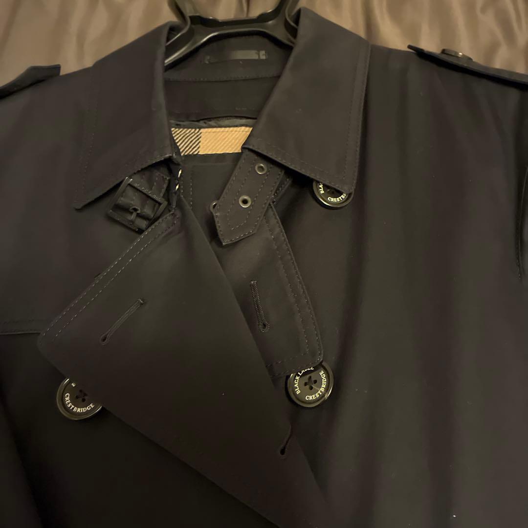 BLACK LABEL CRESTBRIDGE トレンチコート 黒