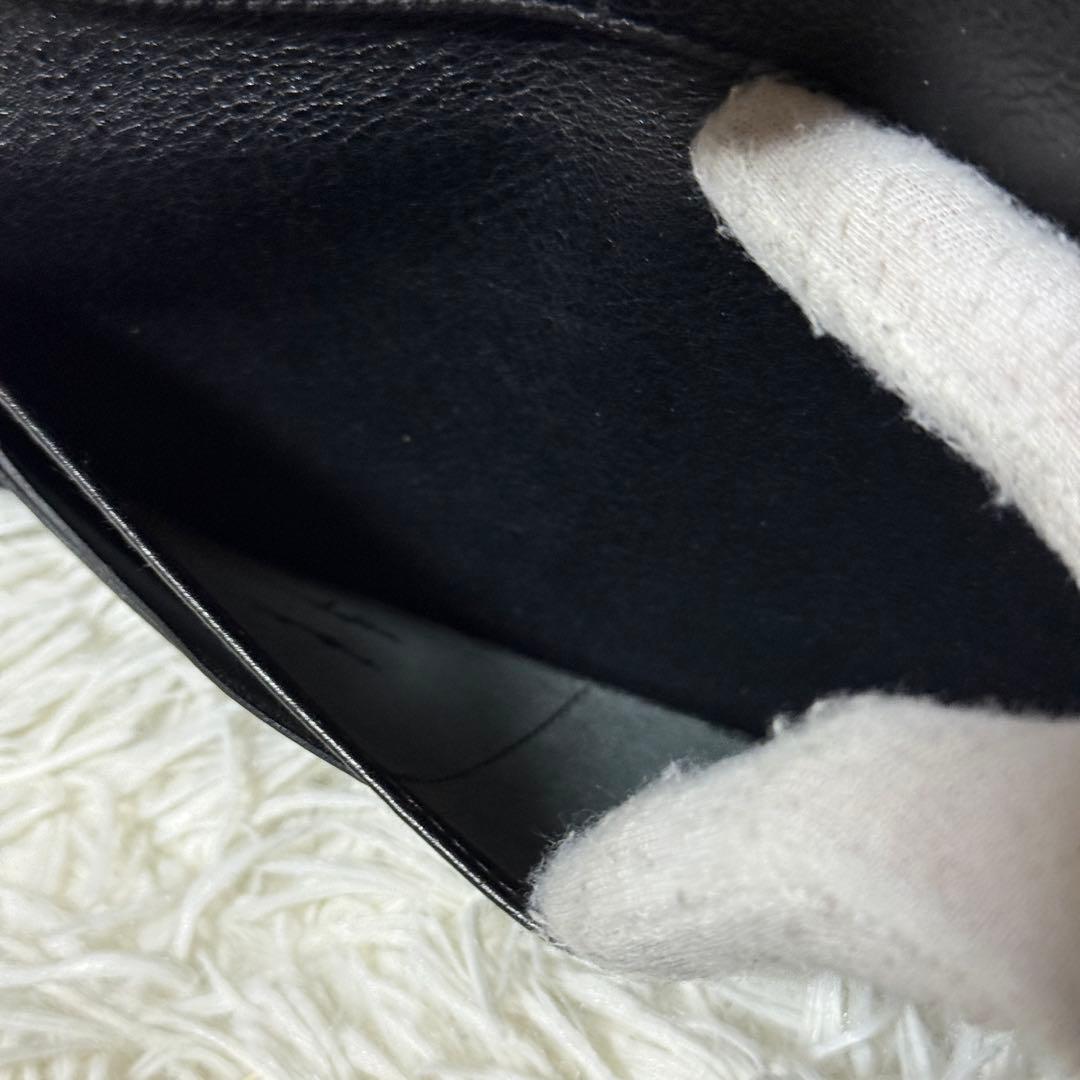 未使用✨IL BISONTE イルビゾンテ　レザー　ロングウォレット　ブラック